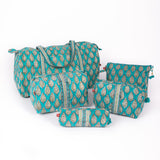 Anokhi Hold-all Bag - Cypress Buti Turq