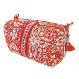 Anokhi Toiletry Bag - Istanbul Orange