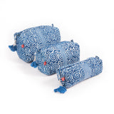 Anokhi Toiletry Bag - Spiral Indigo