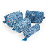 Anokhi Toiletry Bag - Star Indigo
