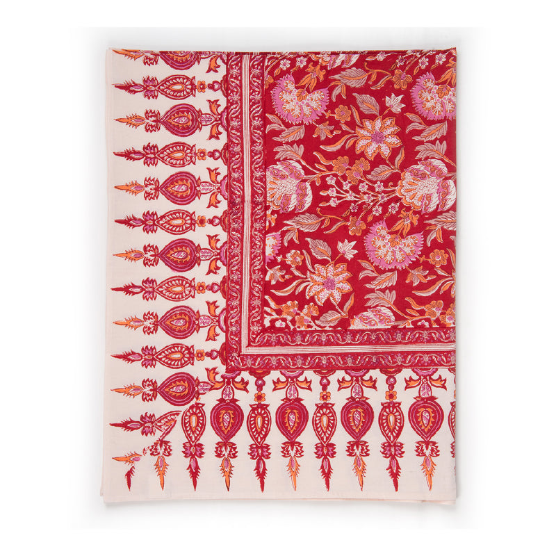 Anokhi Tablecloth - Anatolia Red