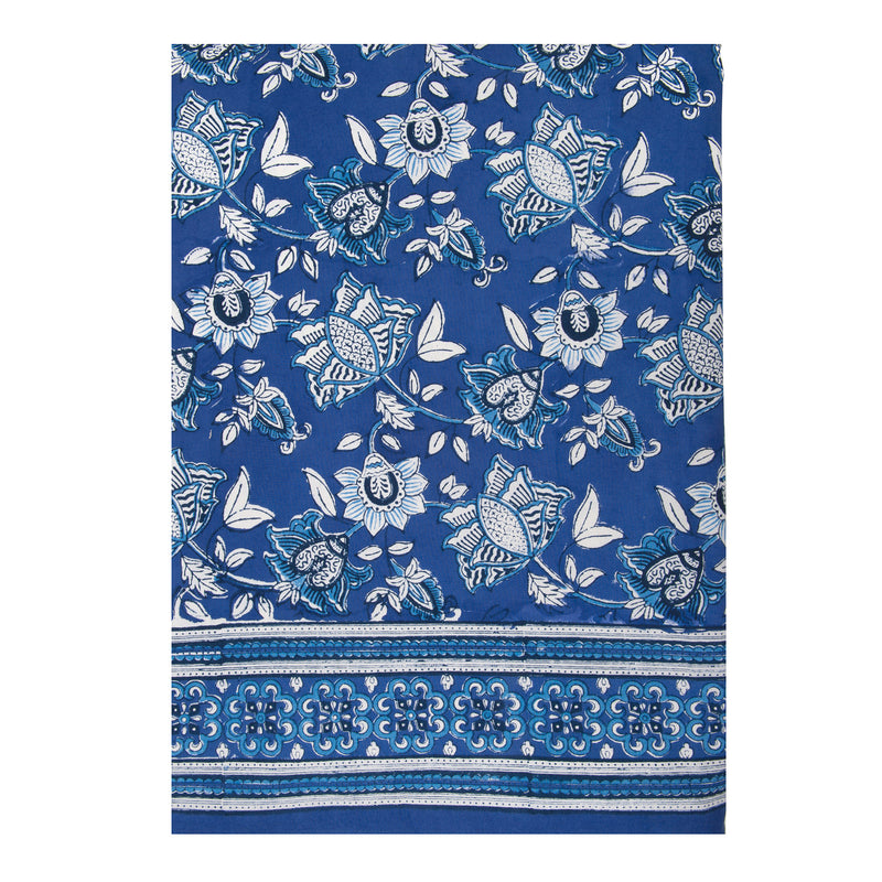 Anokhi Tablecloth - Oriental Garden Blue